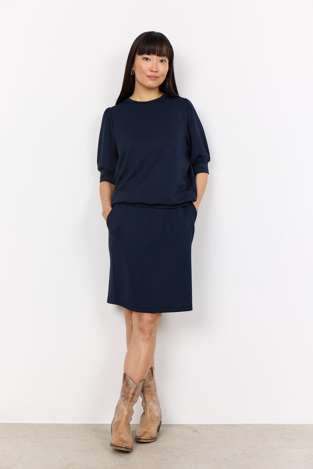 Banu 83 Top - Navy