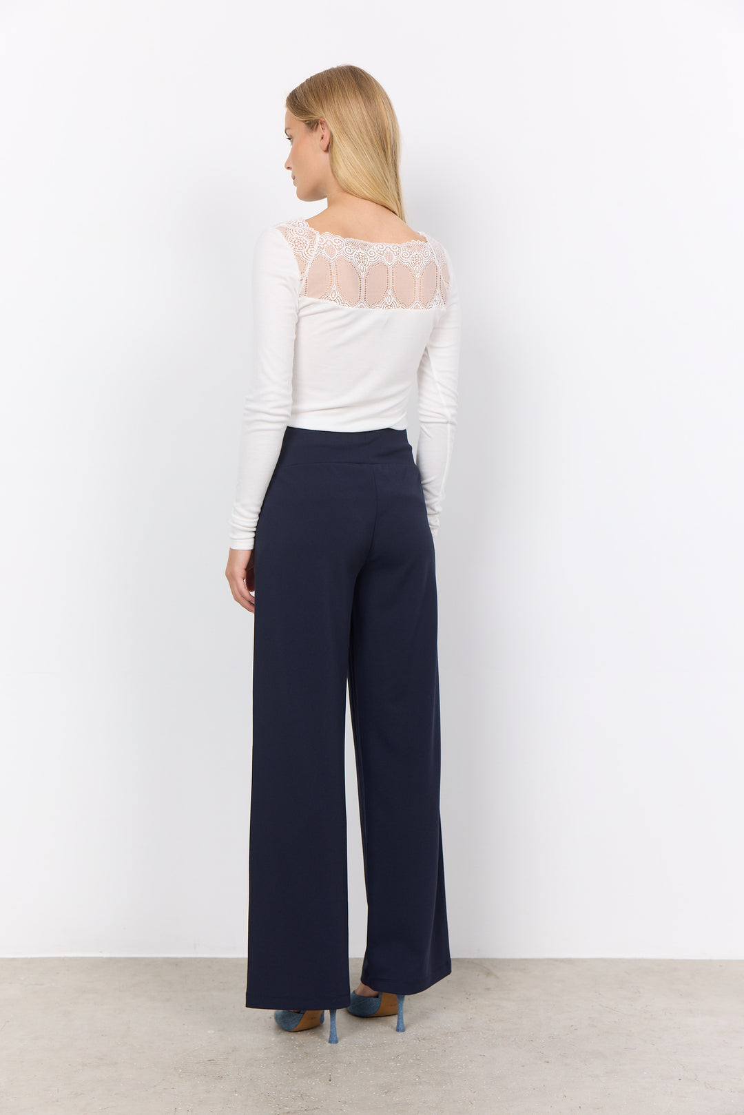 Siham 48 Pants - Navy