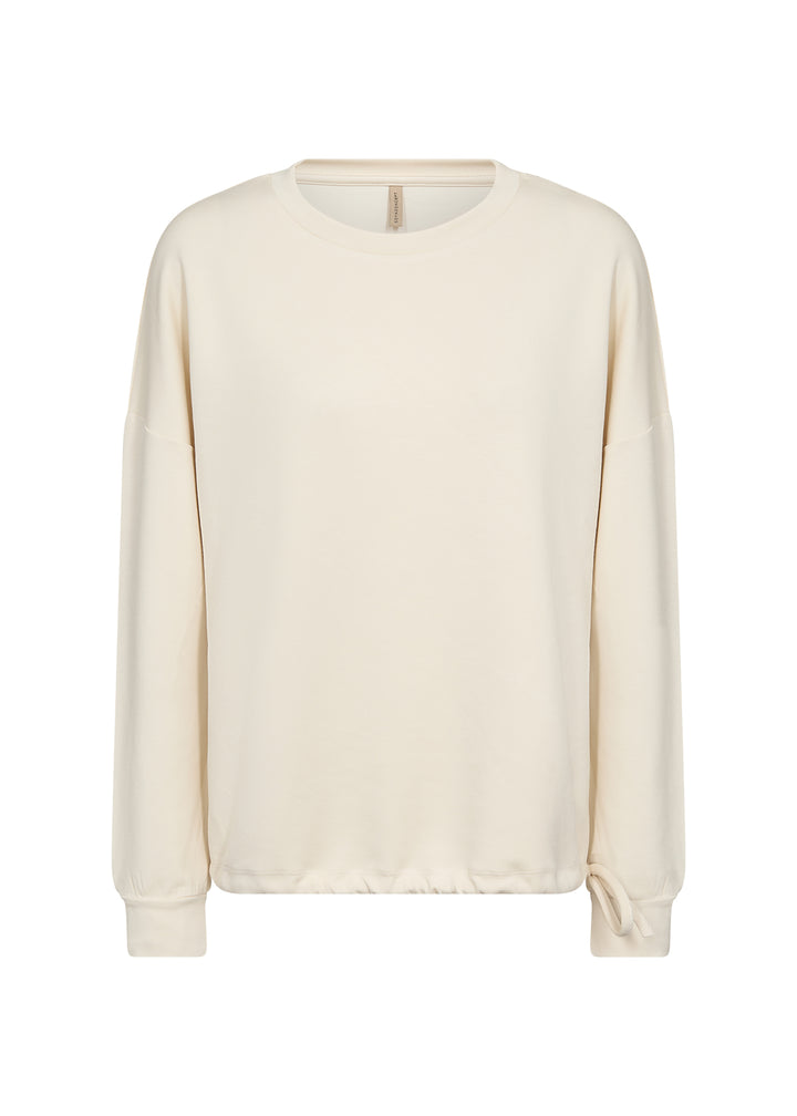 Banu 212 Long Sleeve Cream Sweater