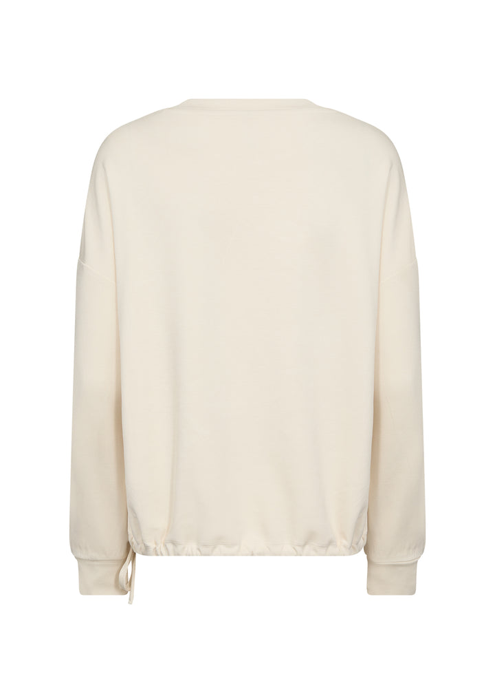 Banu 212 Long Sleeve Cream Sweater