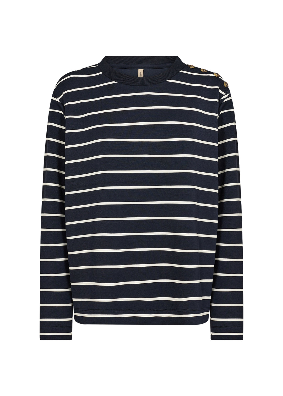 Barni 26 Long Sleeved Navy Striped Top