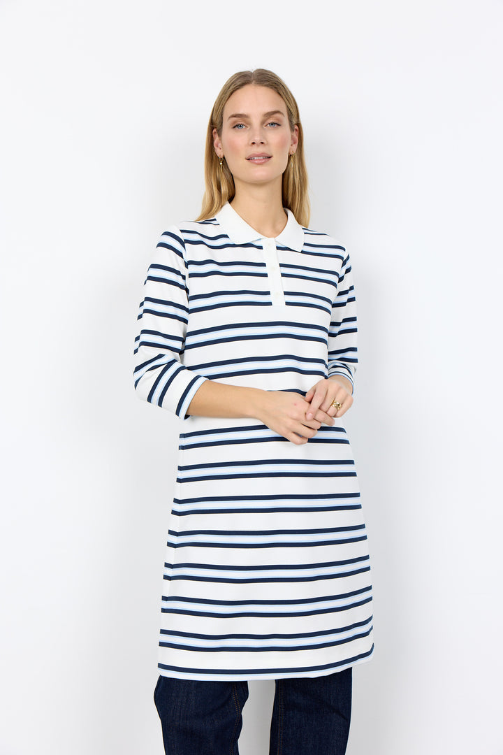 Barni 55 Striped Polo Dress