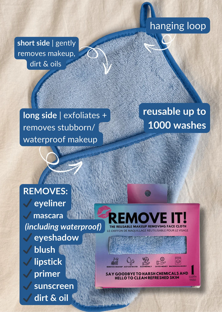 Remove It Makeup Remover Cloth - Blue