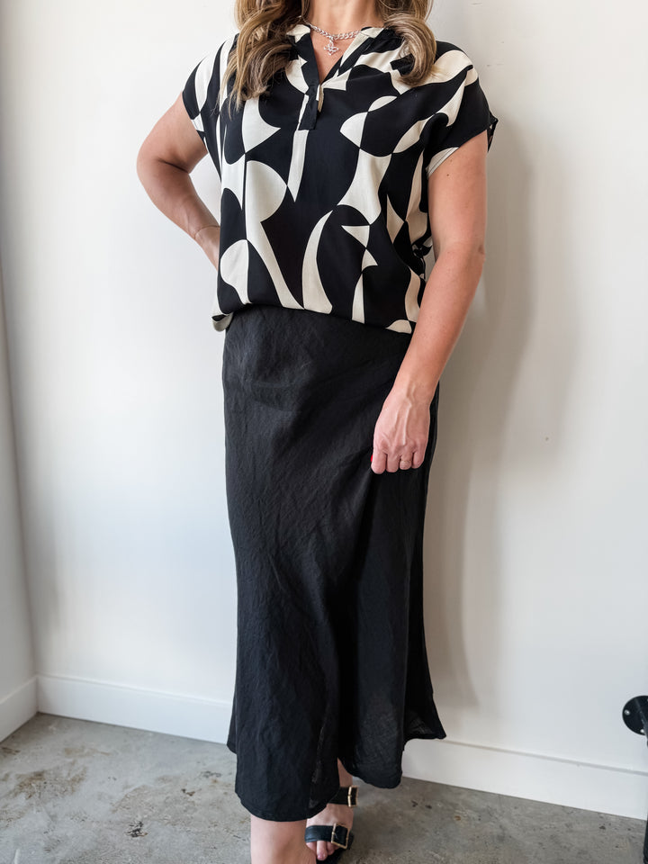 Ocean Linen Midi Skirt