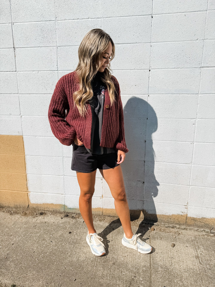 Single Button Cardigan