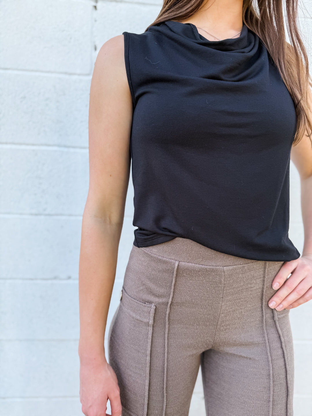 Lucy Cowl Neck Tank
