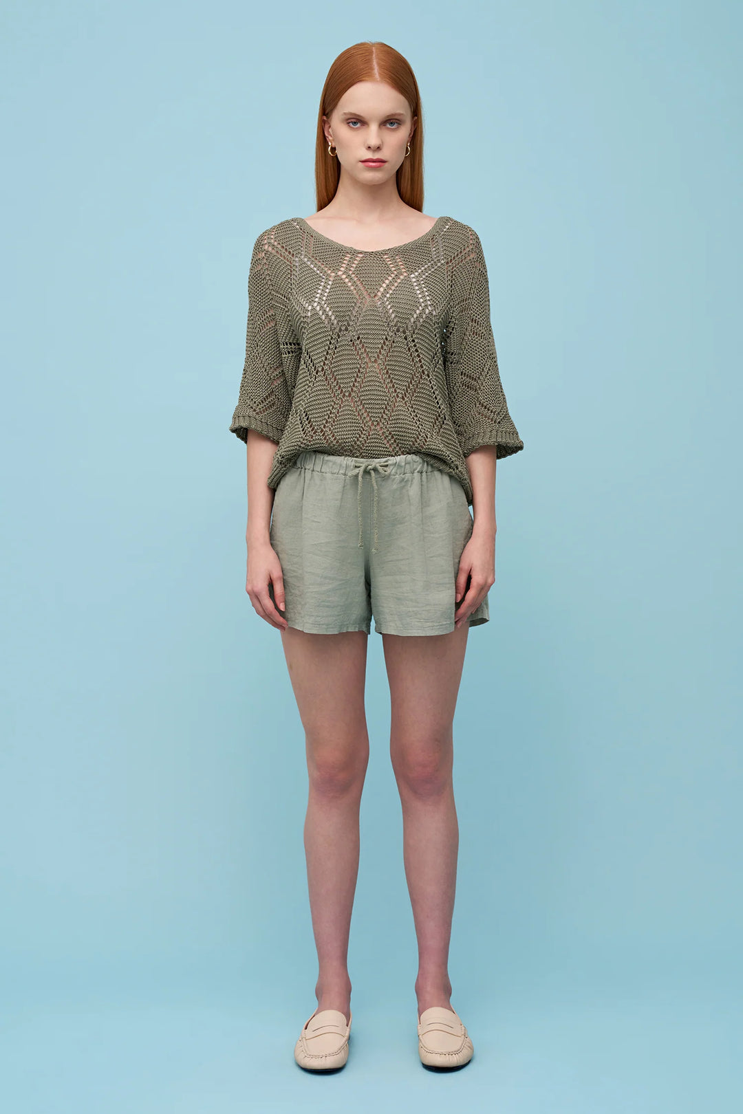 Aria Open Knit Top