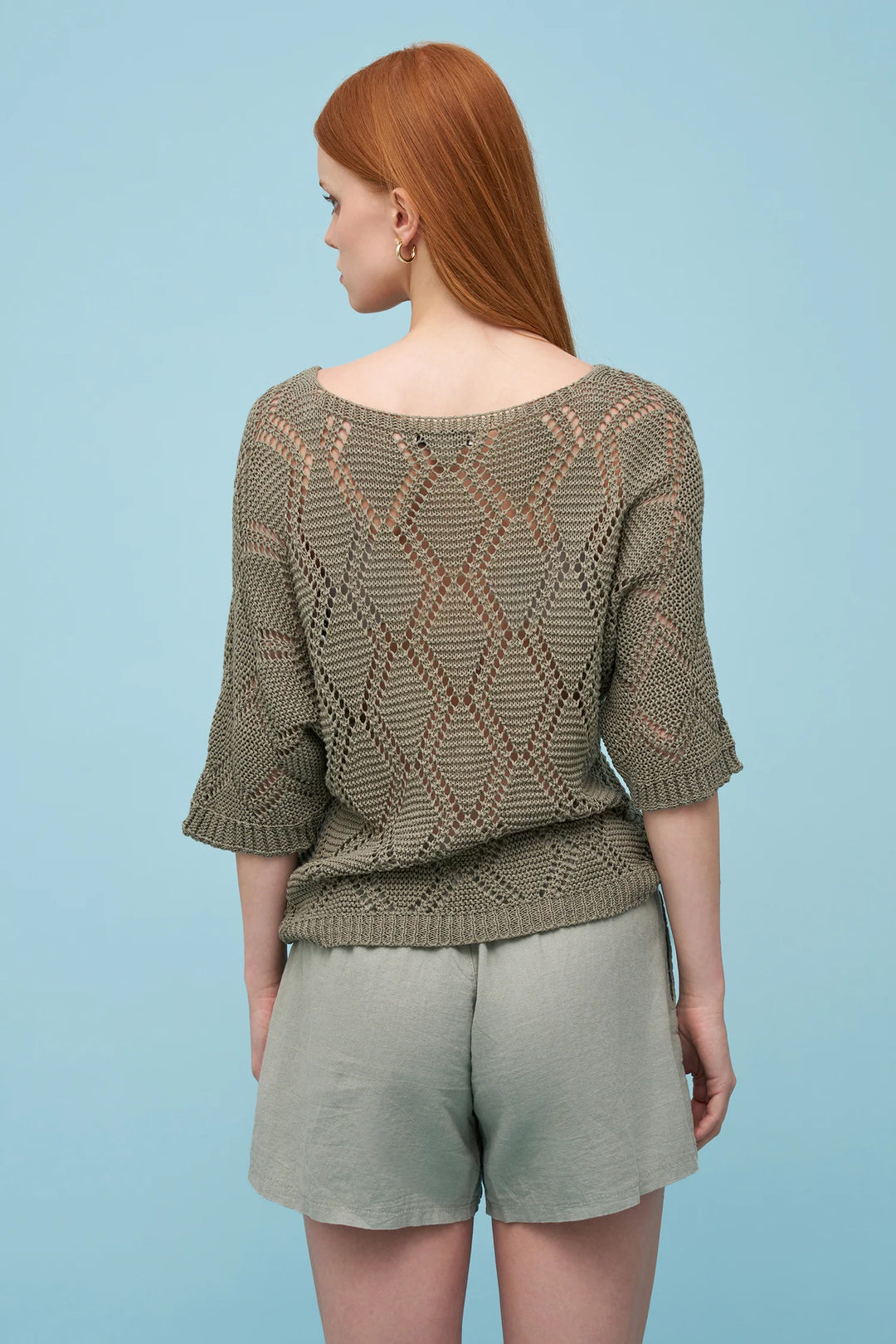 Aria Open Knit Top