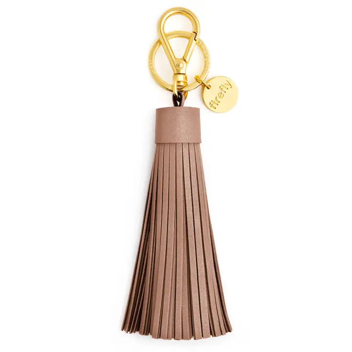 Soft Tassel Bag Charm - Camel