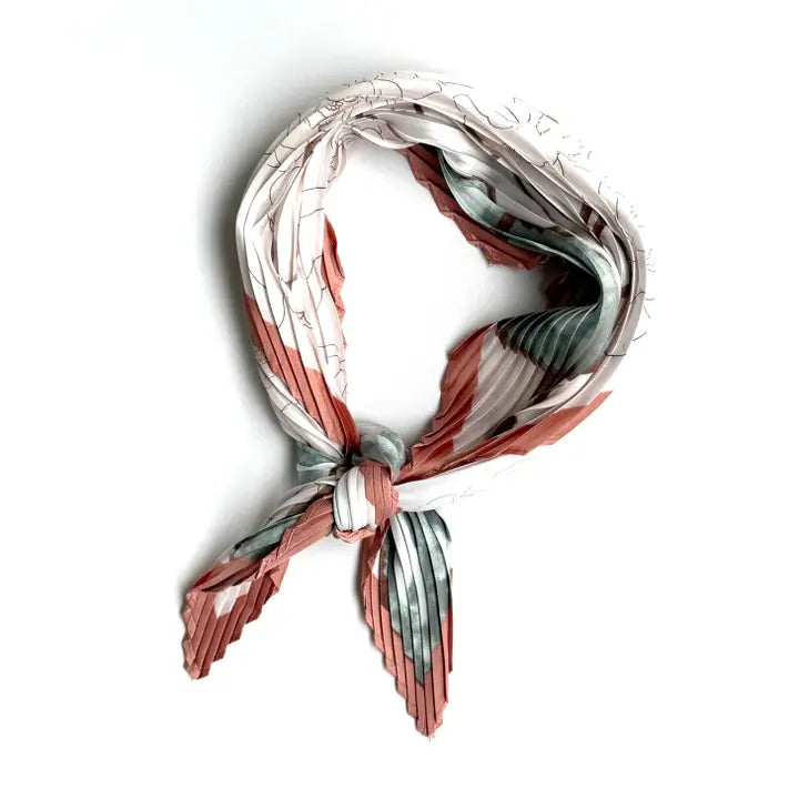 Pleated Neck Scarves