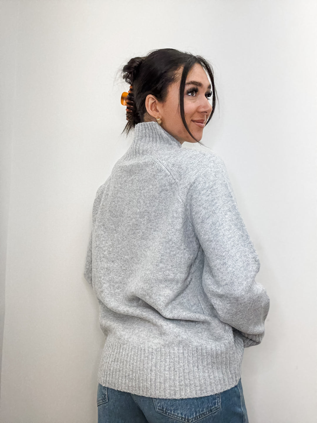 Anthousa Mockneck Sweater