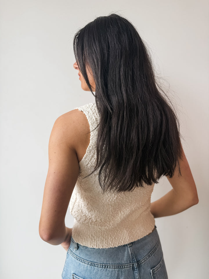 Alvilda Vest Top - Birch