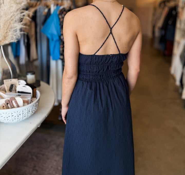 Navy Sun Dress