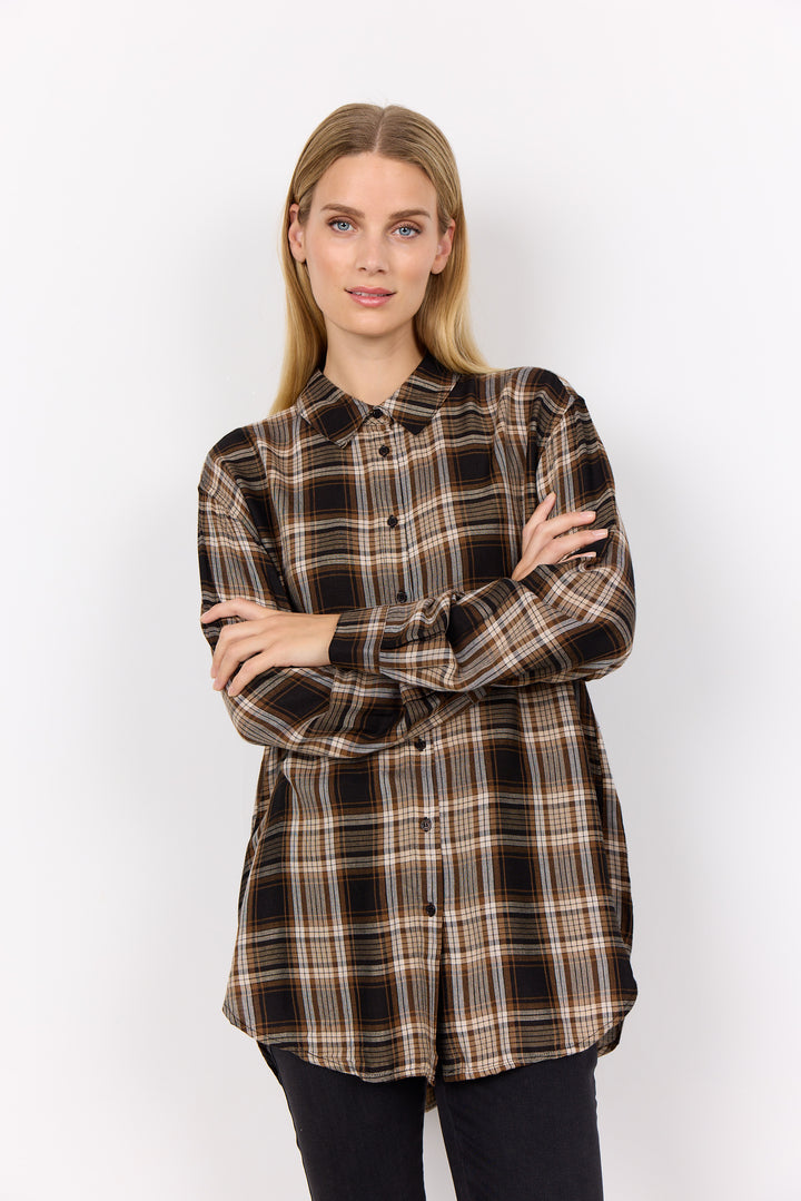 Inga 2 Flannel - Brown