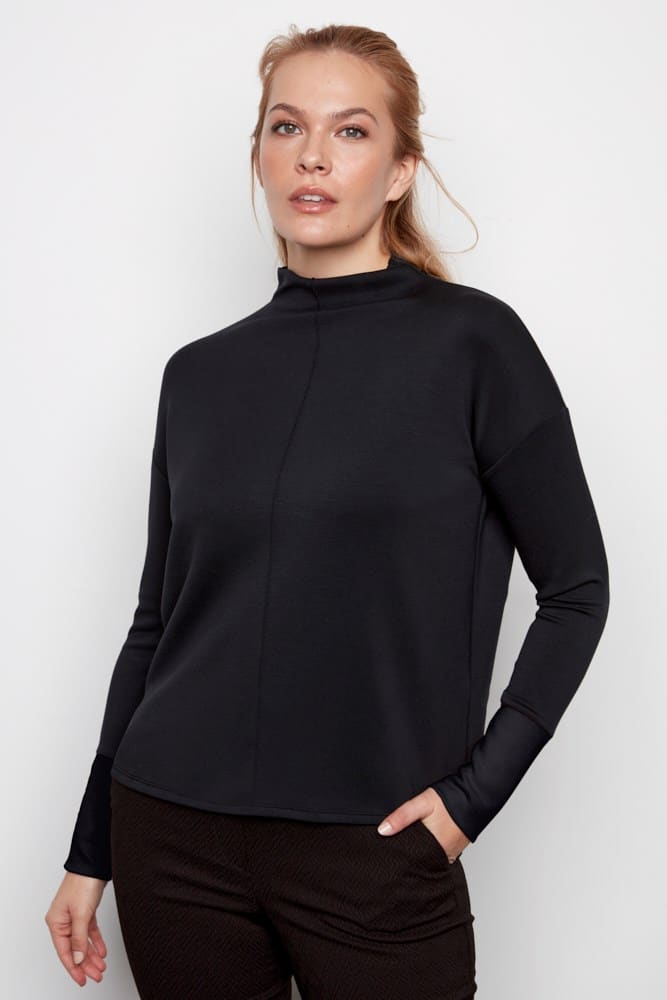 Arya Butter Turtleneck - Black