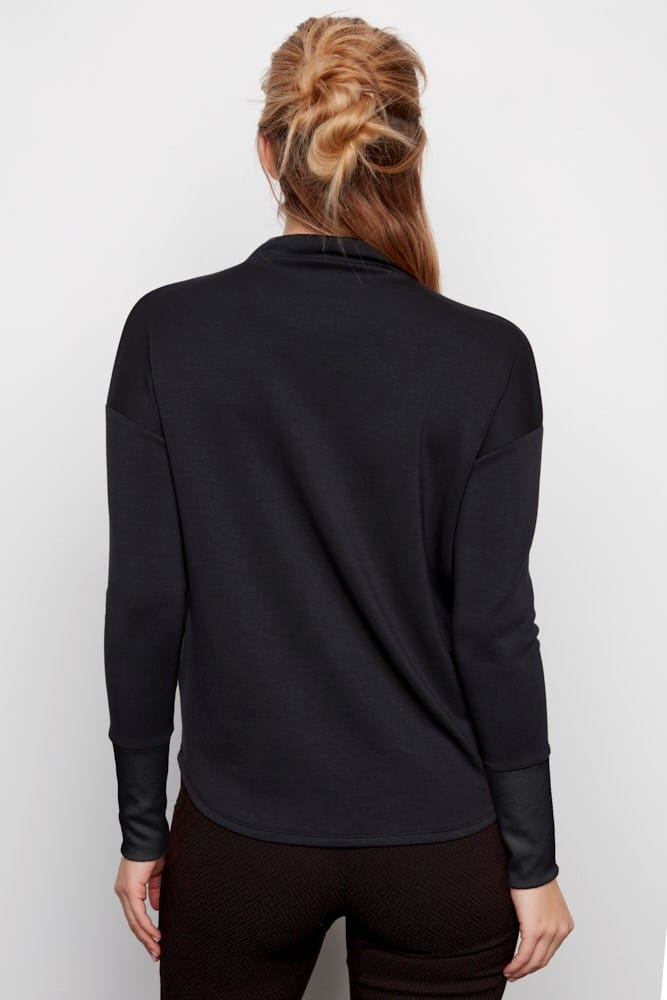 Arya Butter Turtleneck - Black