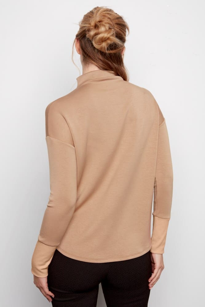 Arya Butter Turtleneck - Latte