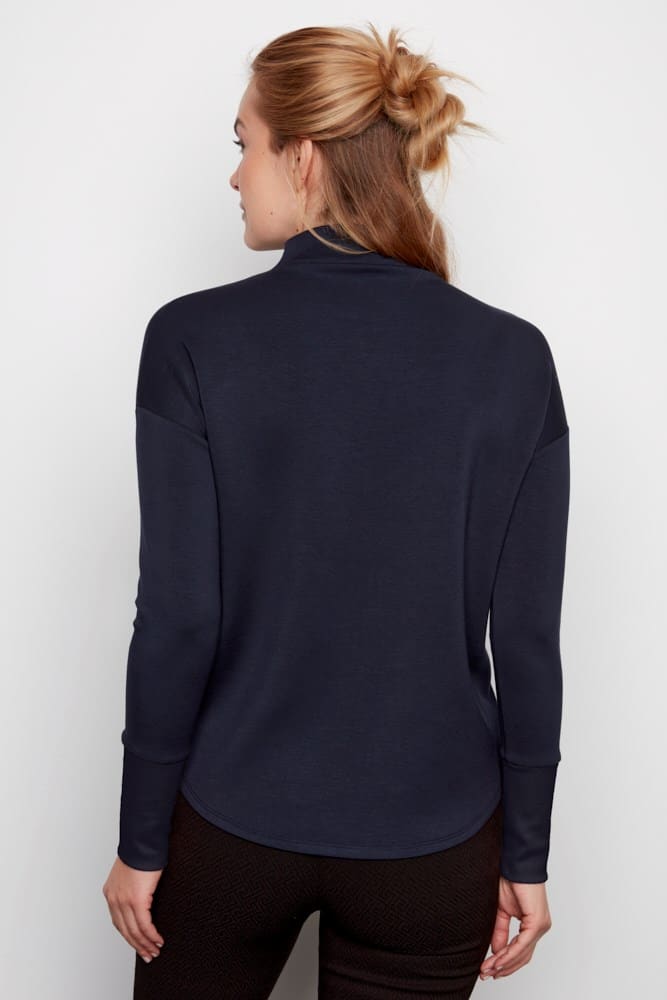 Arya Butter Turtleneck - Navy