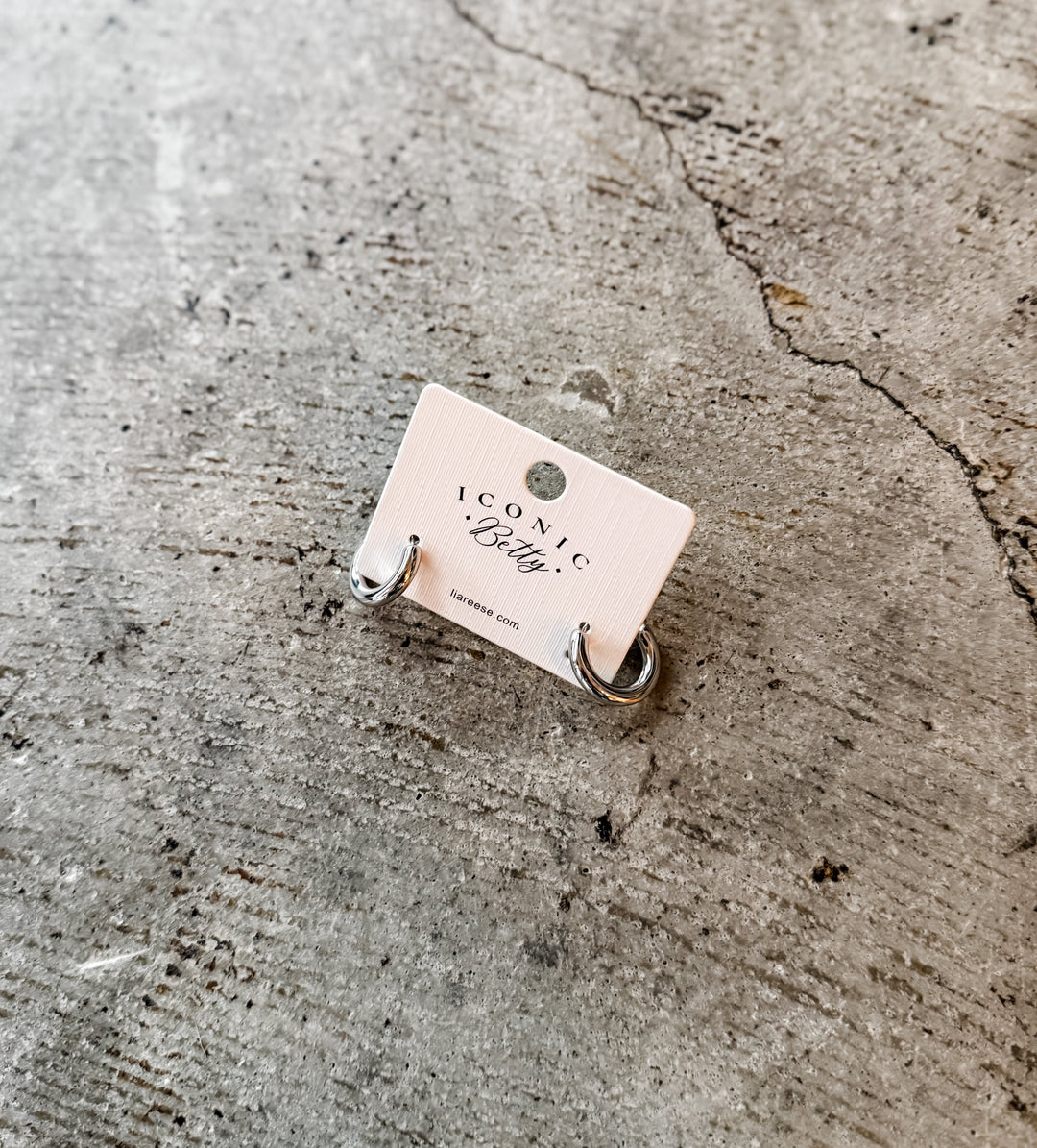The Bitty Bett Earrings - Silver