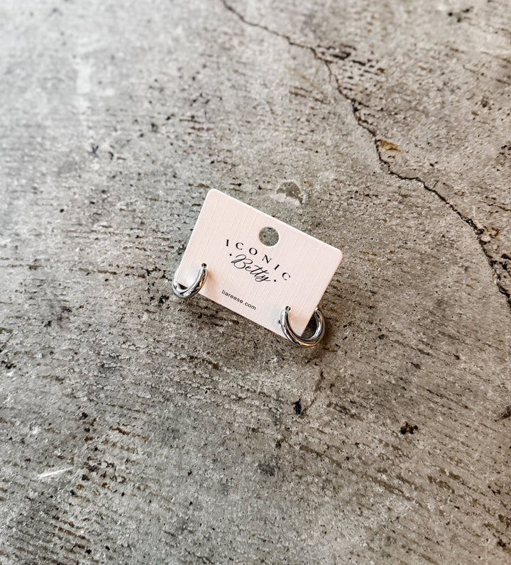 The Bitty Bett Earrings - Silver