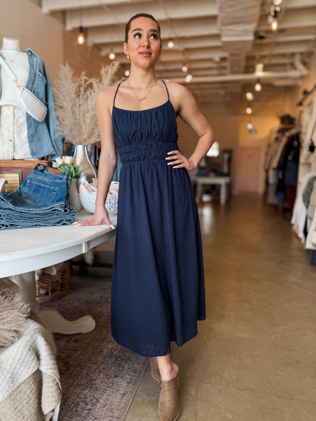 Navy Sun Dress
