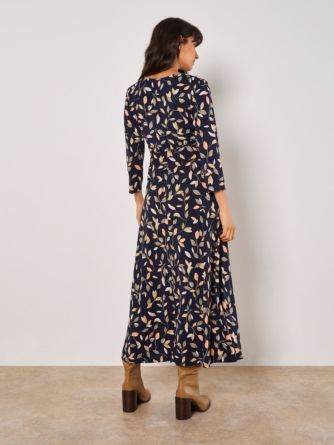Leaf Wrap Maxi DRess