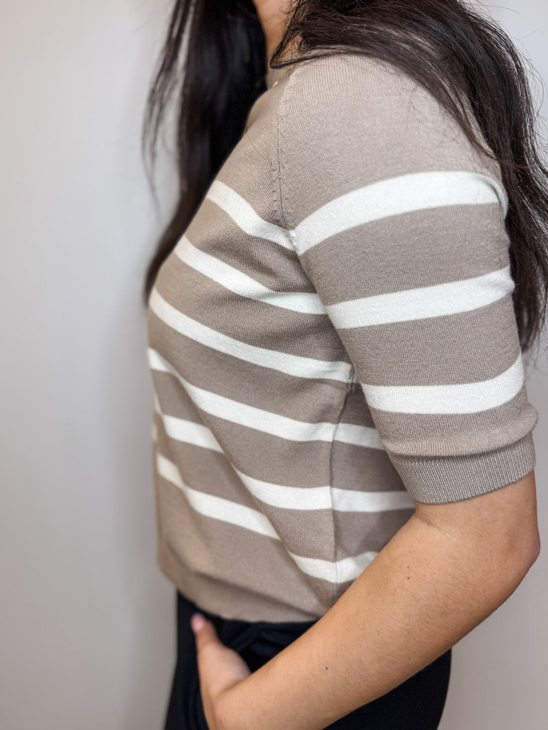 Saba Striped Sweater Tee