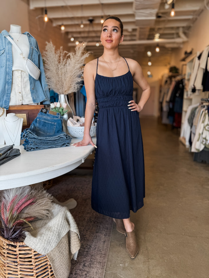 Navy Sun Dress