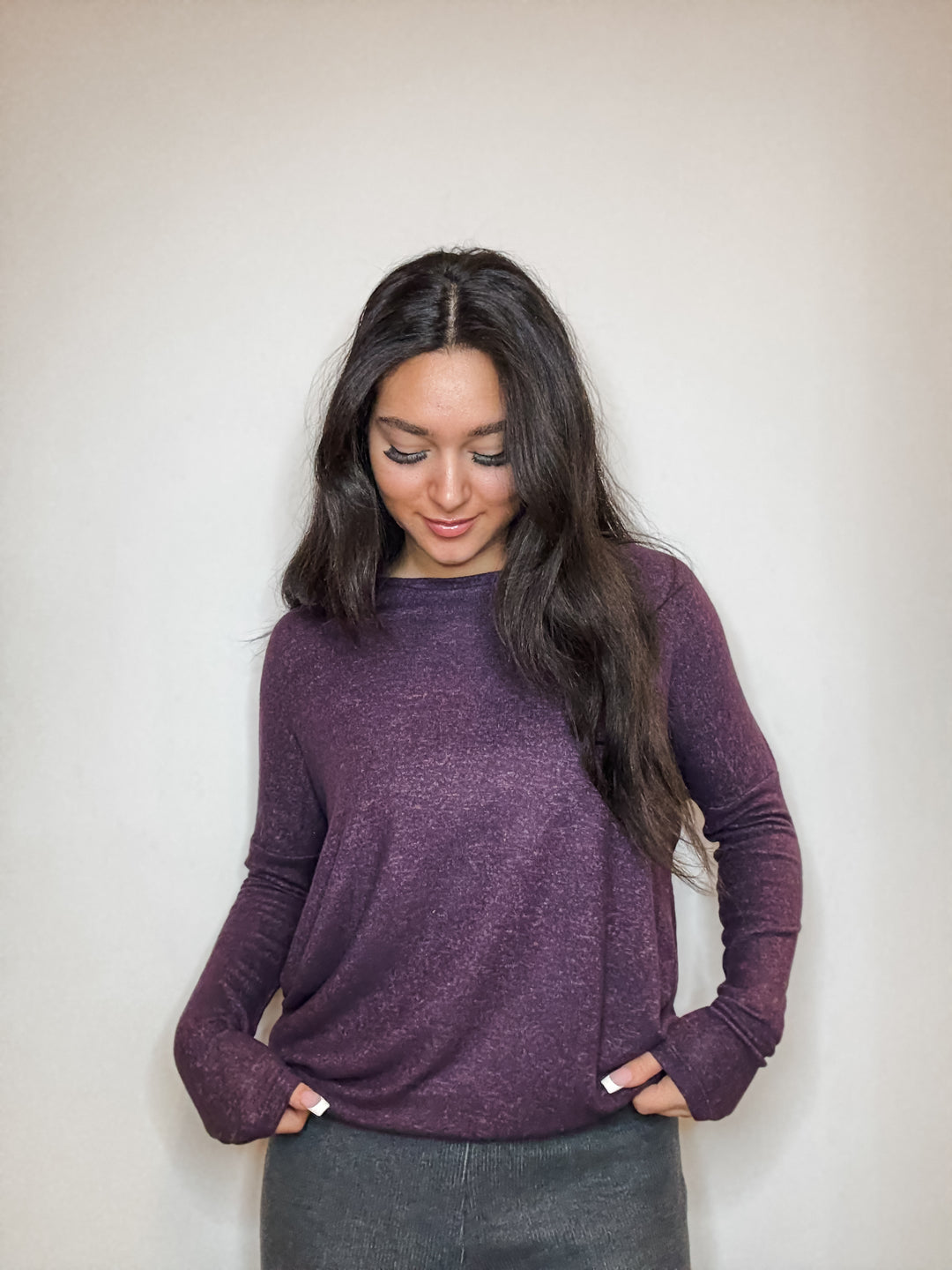 Biara 1 Top - Plum