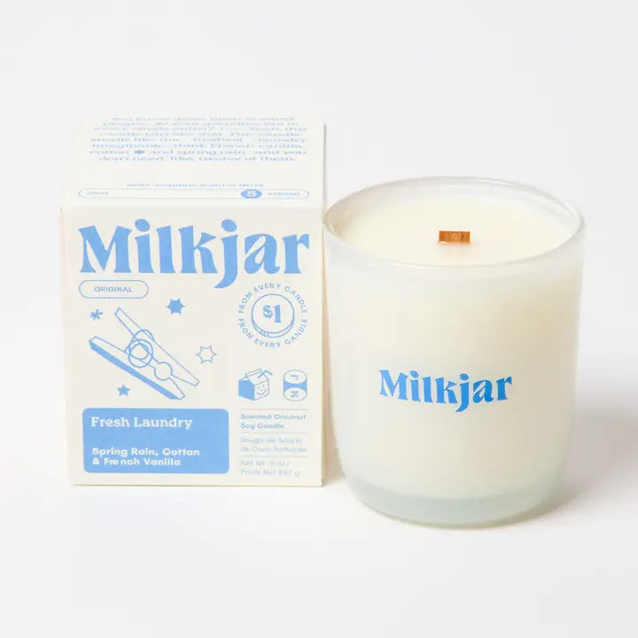 Milk Jar Candles