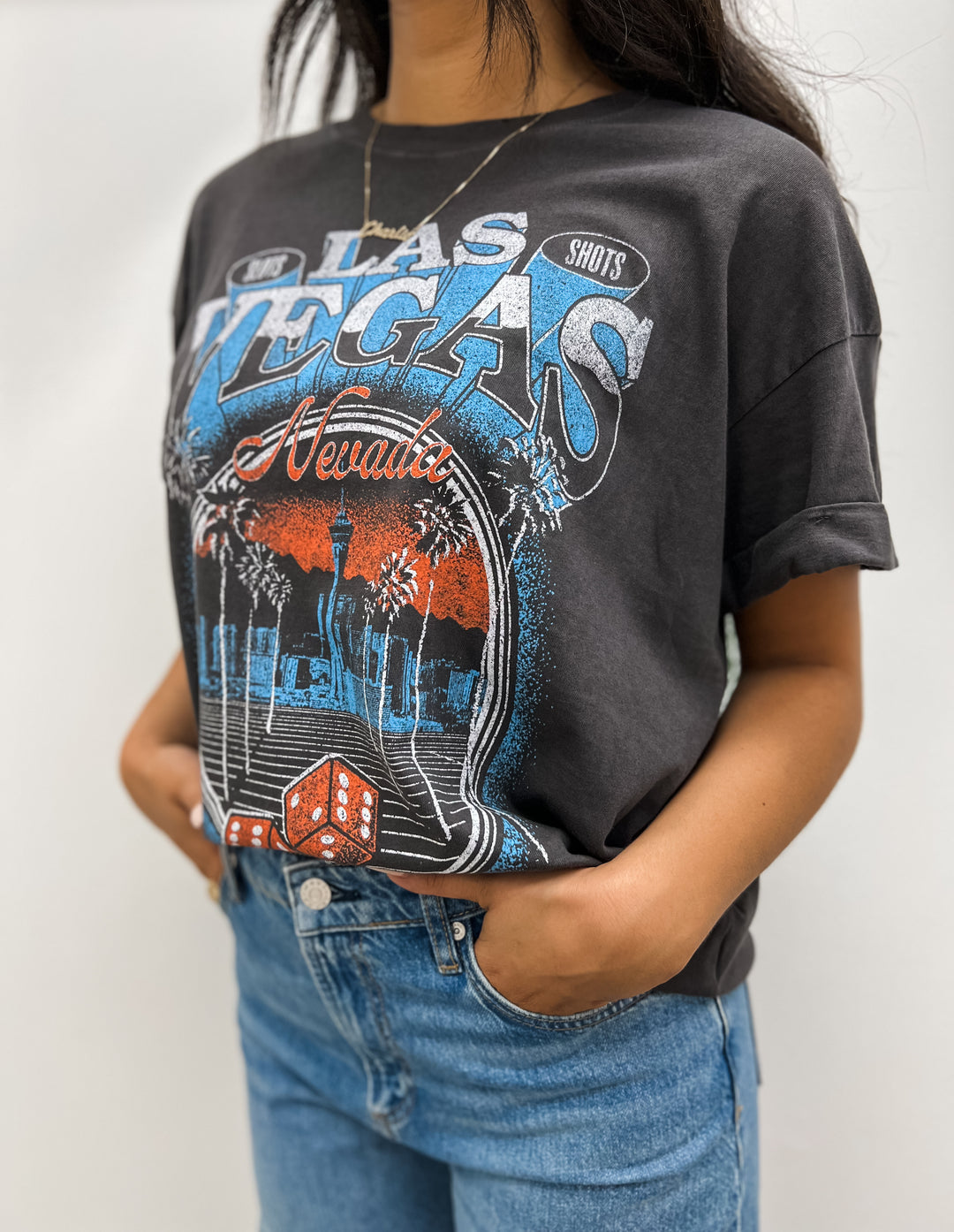 Las Vegas Boyfriend Tee