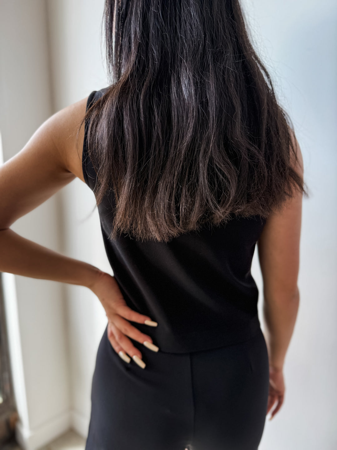 Thana Vest Top - Black