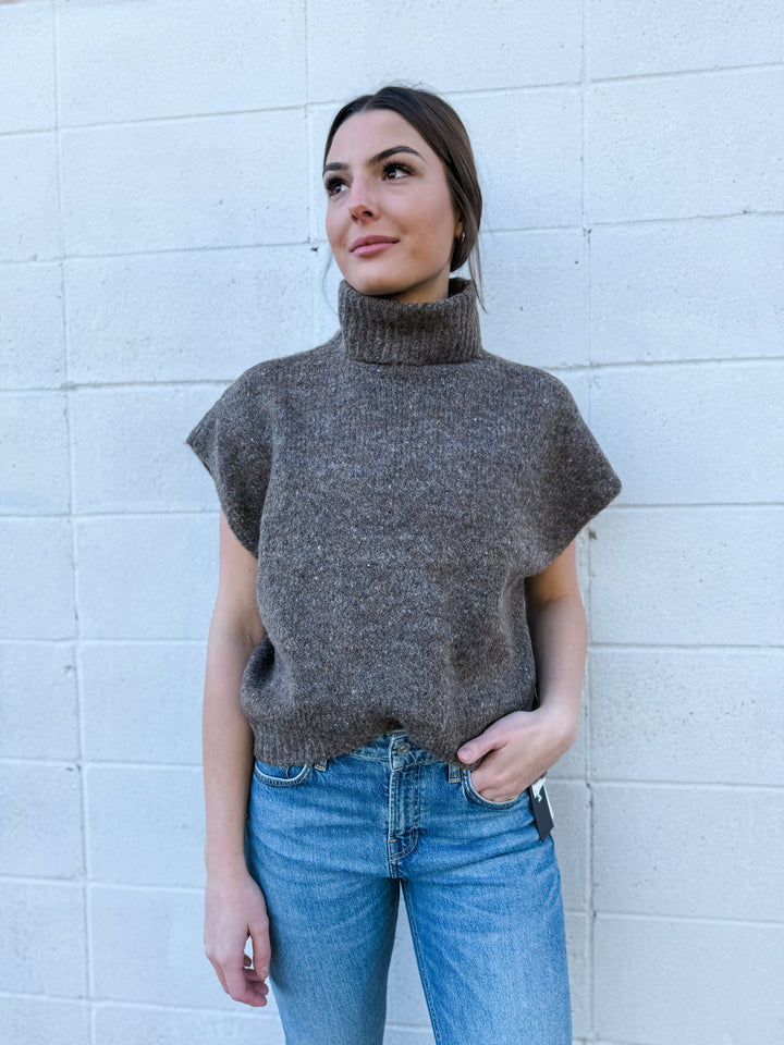 Ingrid Turtleneck Sweater Vest