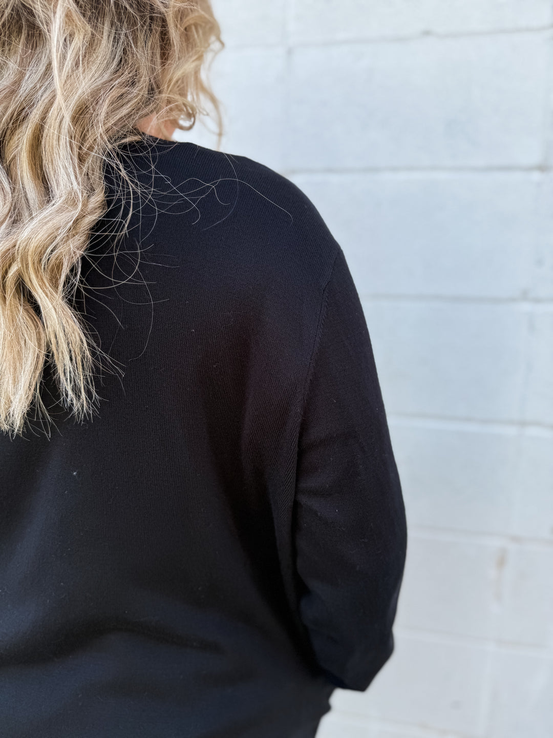 Silje Long Cardigan - Black