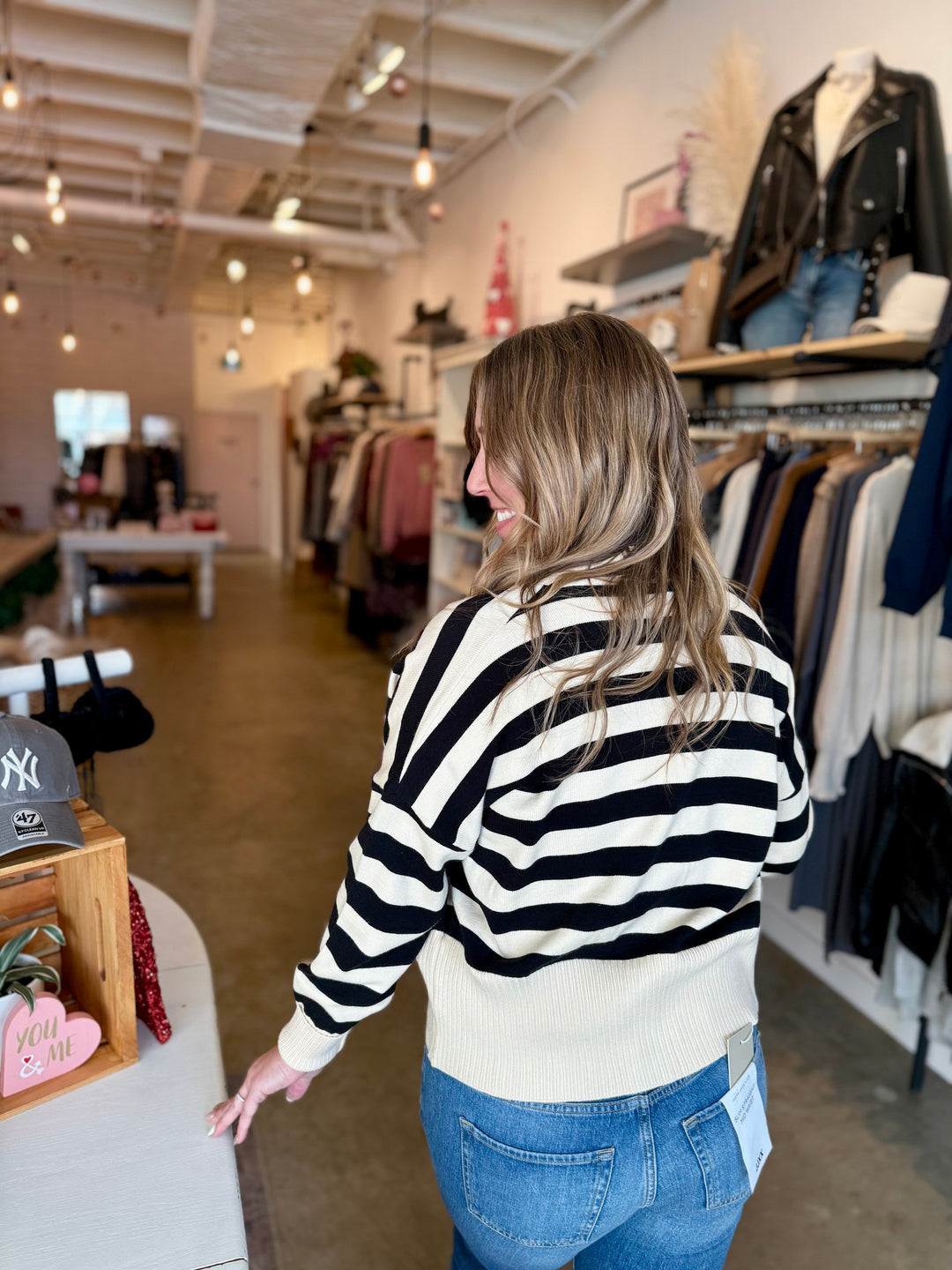 Striped Cardigan