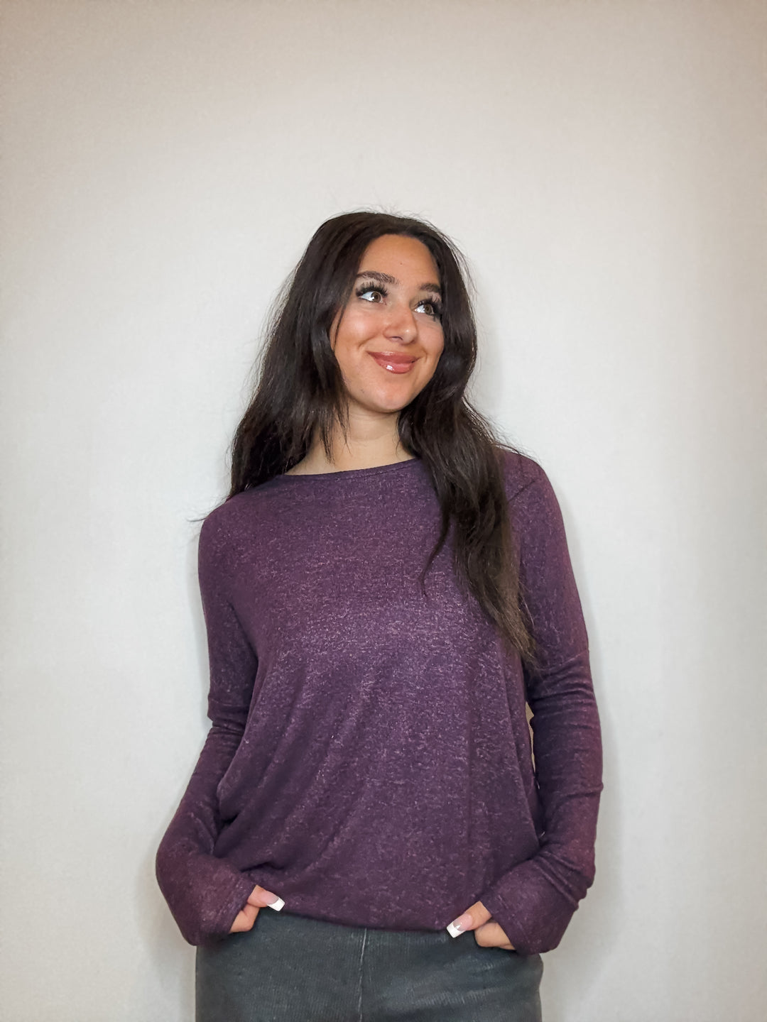 Biara 1 Top - Plum