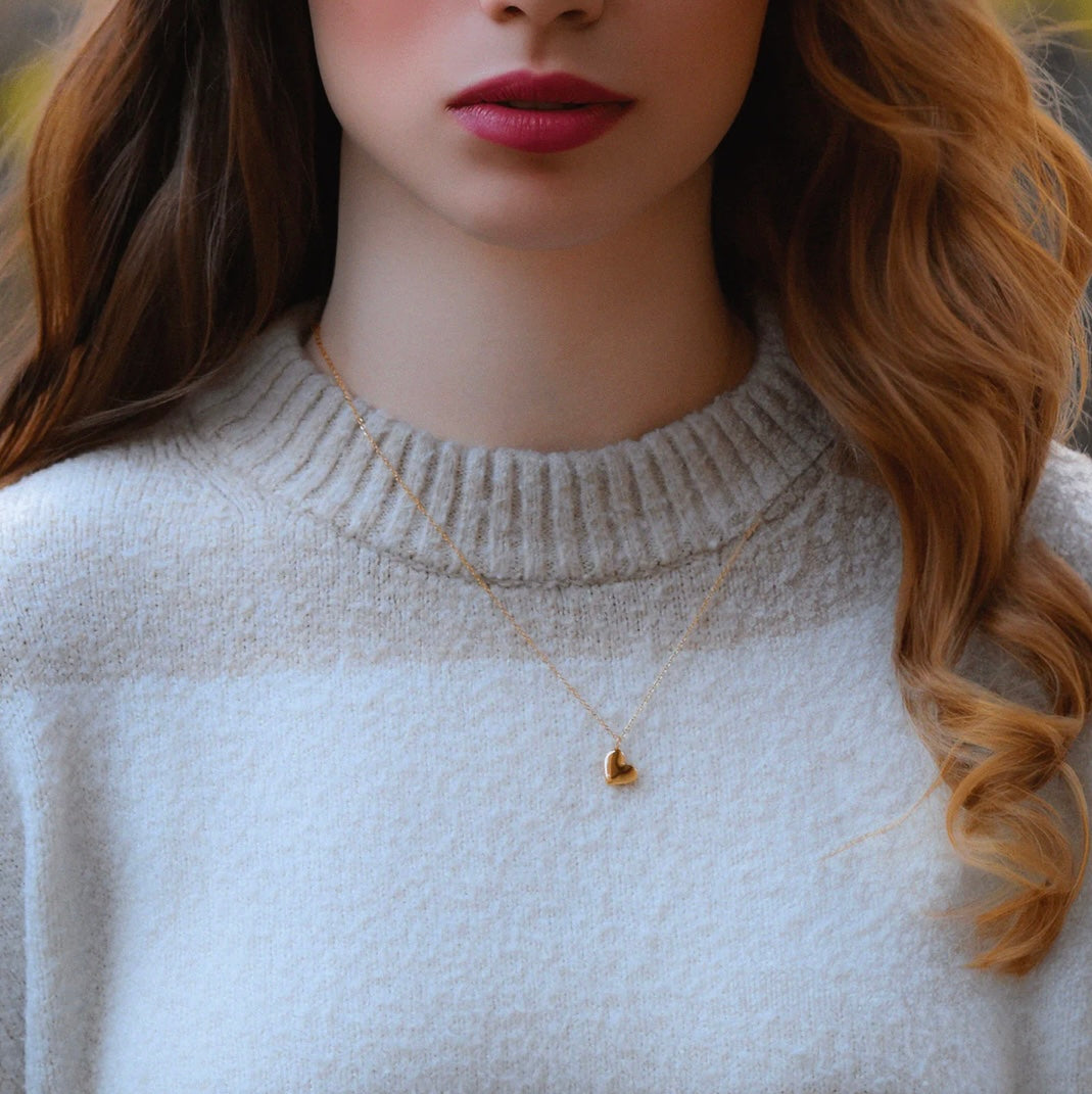 Little Heart Necklace - Gold