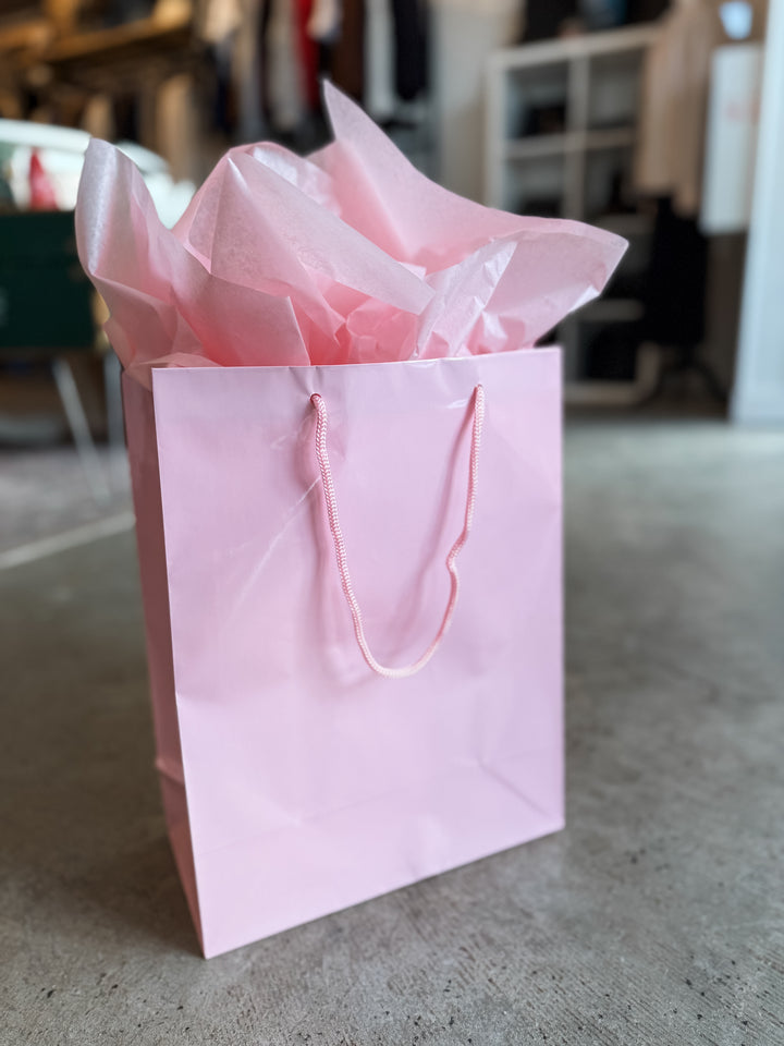 Glossy Pink Gift Bag