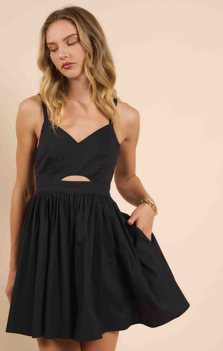 Shades On Cut Out Mini Dress