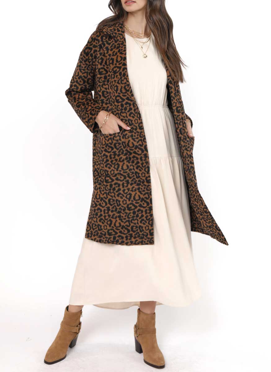 Animal Instinct Leopard Coat