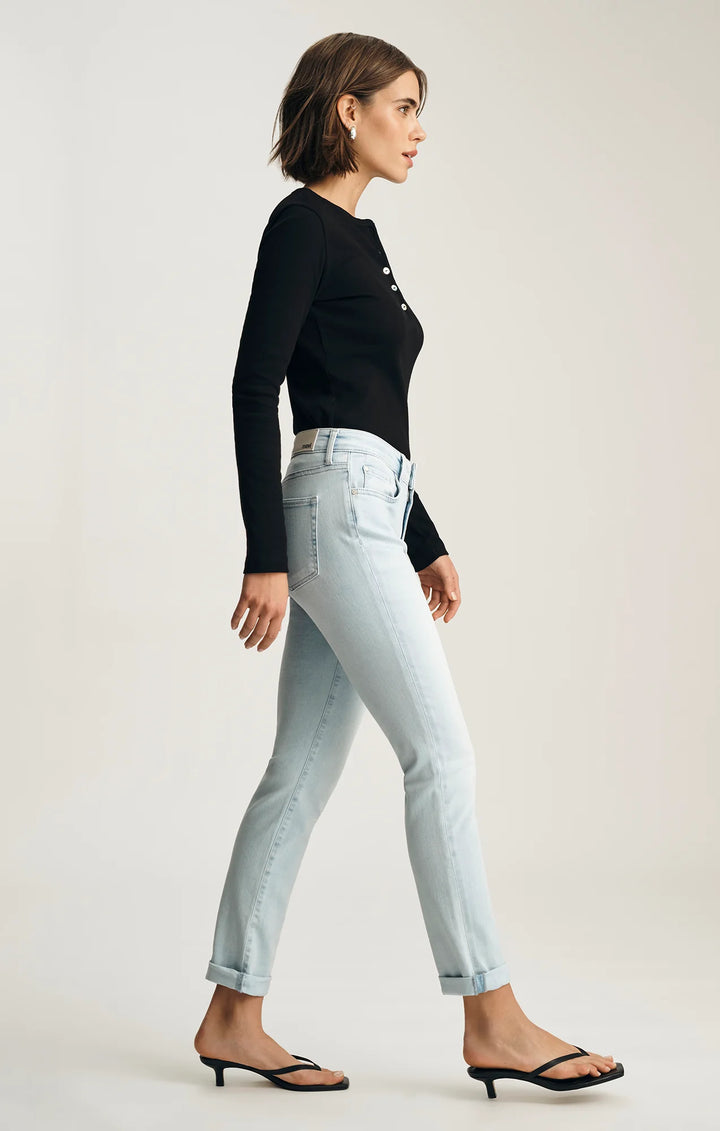 Kathleen Bleached Feather Blue Jeans