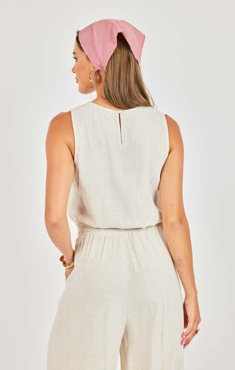 Sugarloaf Elastic Hem Tank Top