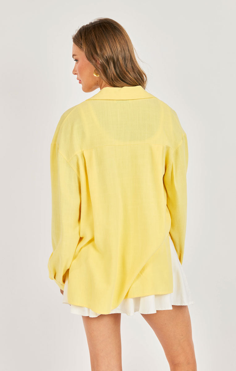Sugarloaf Button Up - Yellow