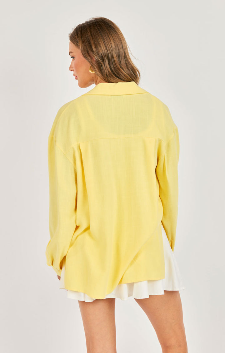 Sugarloaf Button Up - Yellow
