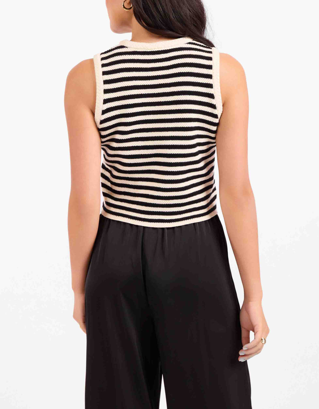 Manon Stripe Sweater Vest