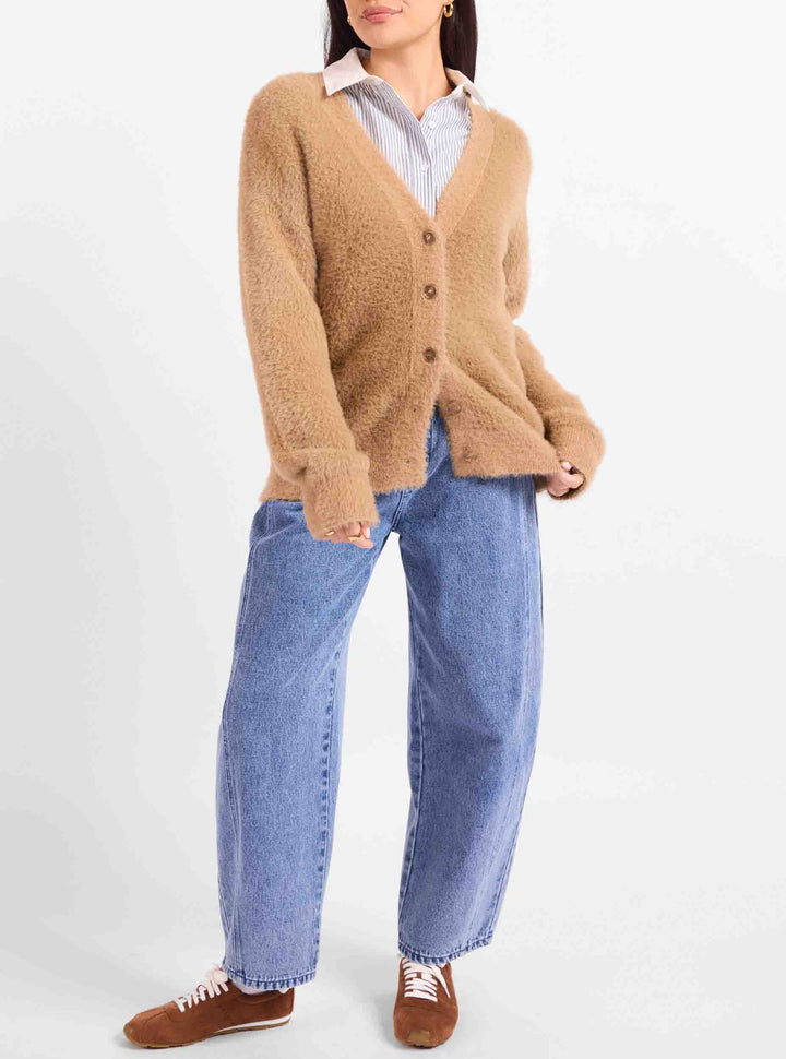 Hallie Fuzzy Cardi