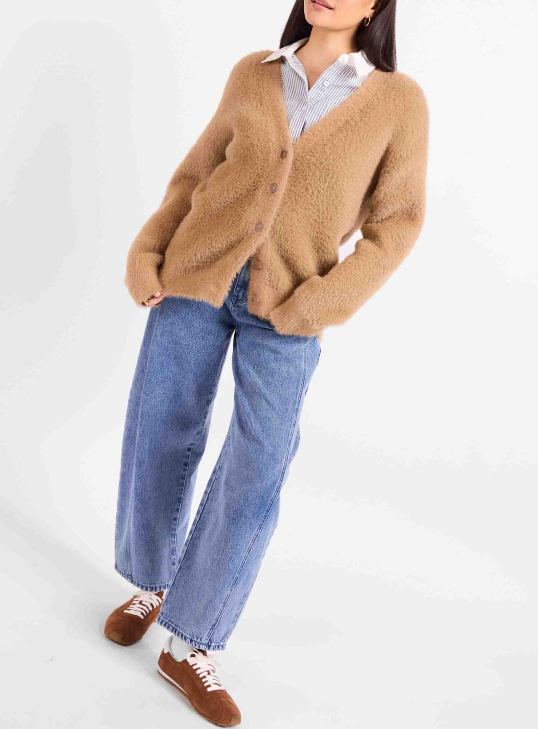 Hallie Fuzzy Cardi