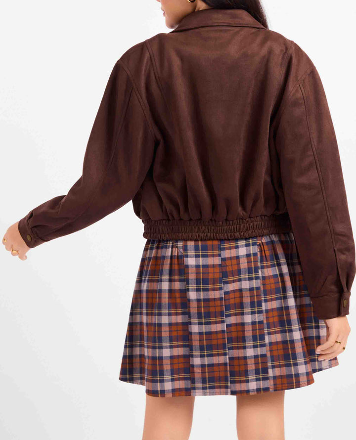 Risk Taker Faux Suede Jacket
