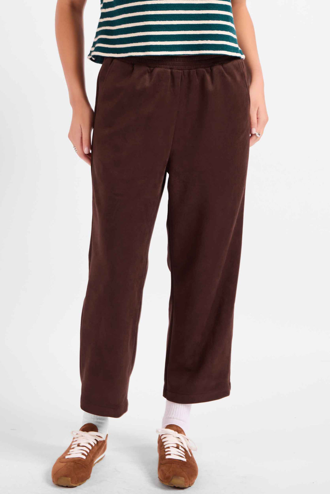 Risk Taker Faux Suede Pants