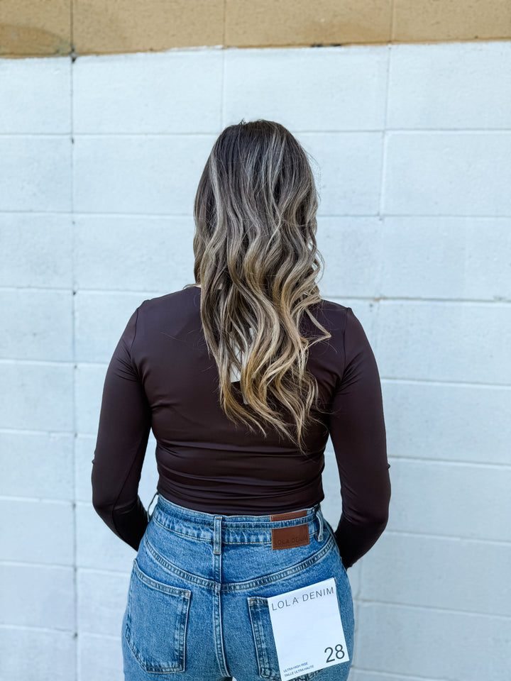 Mariana LS Top - Brown
